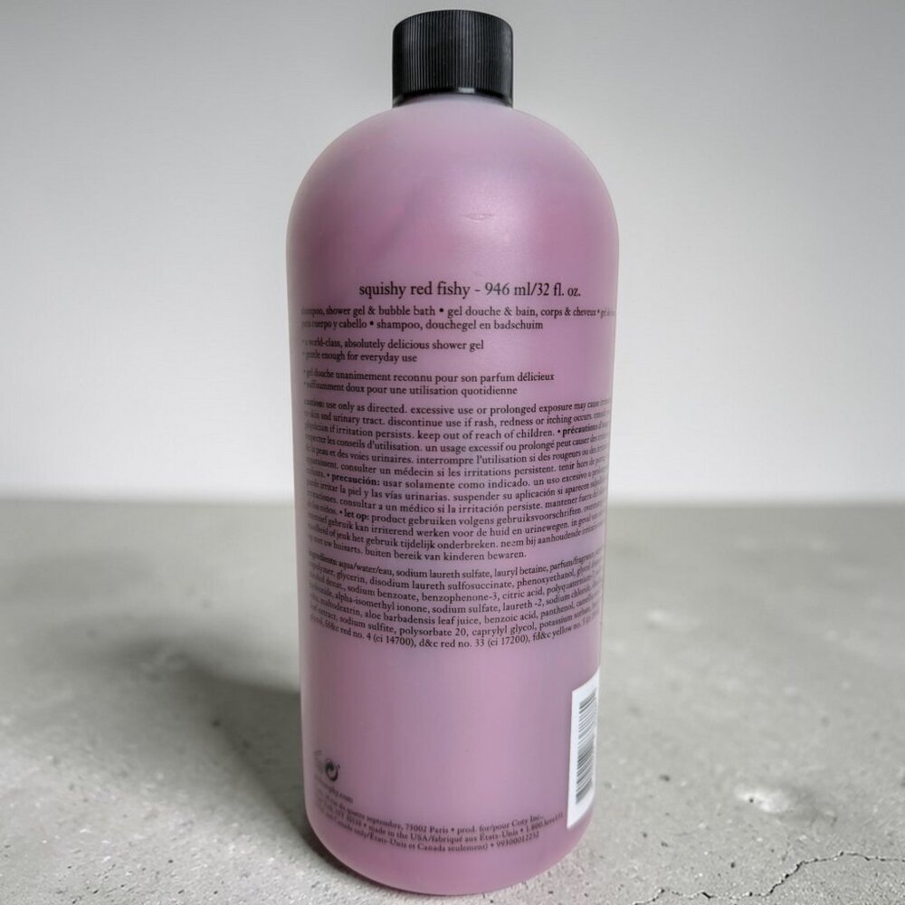 Philosophy Squishy Red Fishy Shampoo, Shower Gel & Bubble Bath 32 fl. oz. - Picture 2 of 2